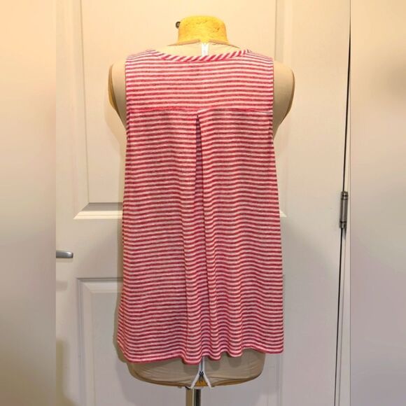 $5 Item! GUC Torrid 4X Knit Red and White Striped Jersey Swing Tunic Tank - Picture 8 of 10